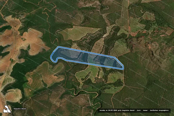 Imagem de satélite de FAZENDA SONHO AZUL II - Faz Sonho Azul II_Matrícula: 7.870 em Tesouro - MT