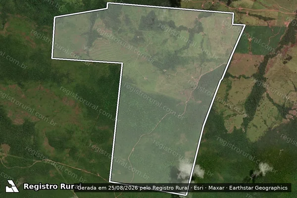 Imagem de satélite de FAZENDA SONHO MEU - Parte 1 em Aripuanã - MT
