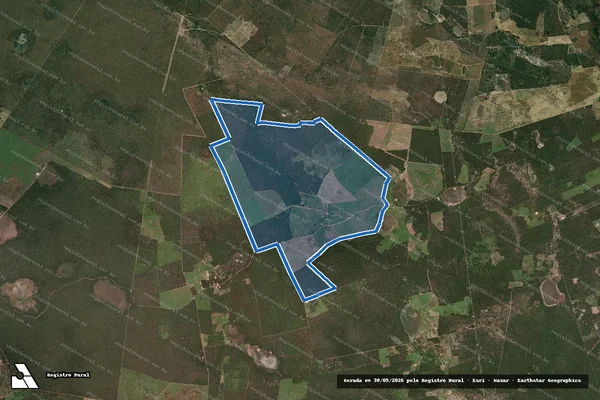 Imagem de satélite de FAZENDA VARZEA DE AREIA - 001 em Bom Jesus da Lapa - BA