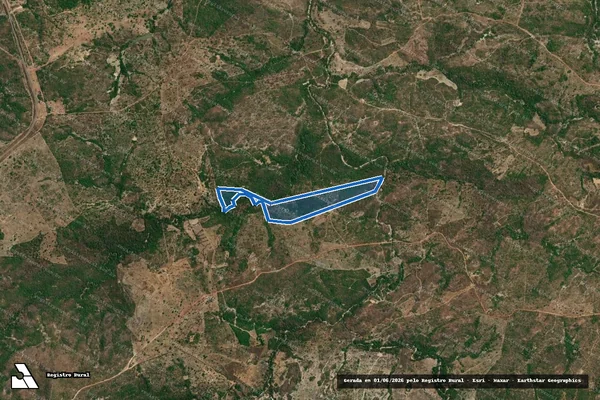 Imagem de satélite de FAZENDA RIACHO DOS CAVALOS - Gleba 6 em Colinas do Sul - GO