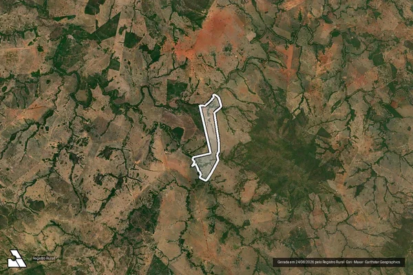 Imagem de satélite de FAZENDA BEBEDOURO OU DOS AMERICANOS - Parte 2 em Diorama - GO