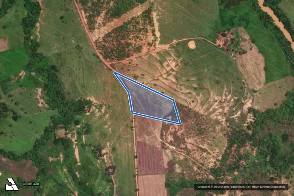Imagem de satélite de FAZENDA TAQUARIL - Parte 1 em Unaí - MG