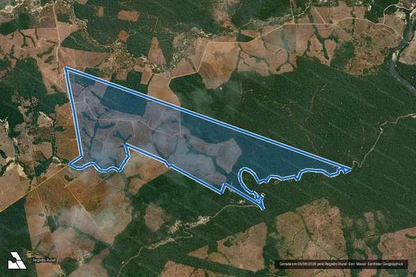 Imagem de satélite de FAZENDA SÃO LUIZ I - Parcela 1 em Apiacás - MT