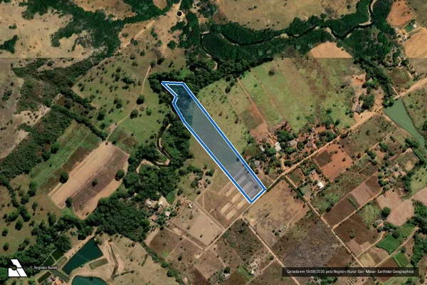 Imagem de satélite de FAZENDA MARIA TEODORA E COIVANCA - CHÁCARA 90 em Novo Gama - GO