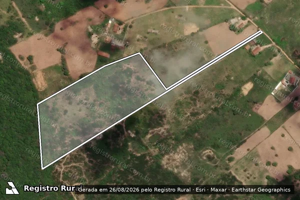 Imagem de satélite de SITIO SERRINHA - PARCELA 01 em Remígio - PB