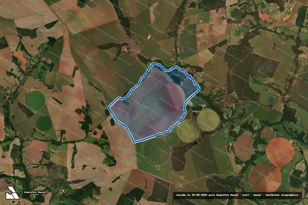 Imagem de satélite de FAZENDA SANTA INES - Parte 1 em Silvânia - GO