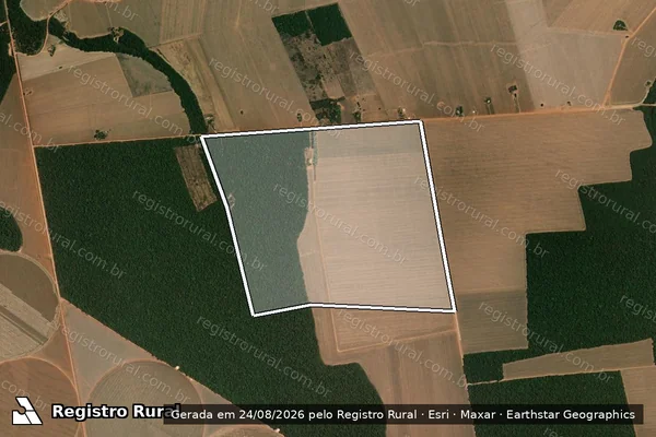 Imagem de satélite de FAZENDA QUEIXO DURO - FAZENDA QUEIXO DURO em Vera - MT
