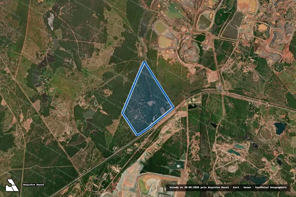Imagem de satélite de Fazenda Ranchão ? Parcela I e Parcela II - Fazenda Ranchão ? Parcela II em Nossa Senhora do Livramento - MT