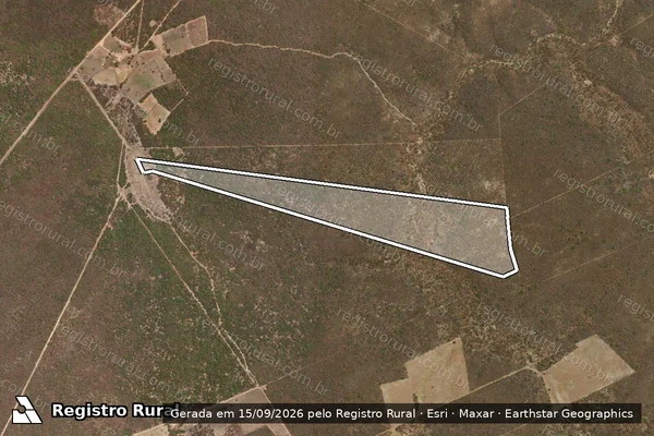 Imagem de satélite de LAGOA NOVA DATA PARACATI - Parte 2 em São Francisco de Assis do Piauí - PI