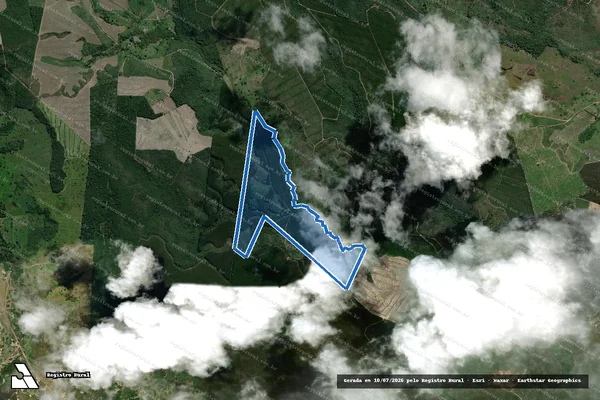 Imagem de satélite de FAZENDA MANACÁ - Parte 1 em Entre Rios - BA