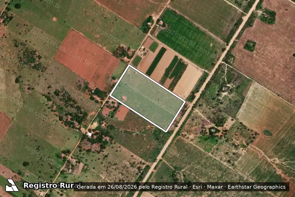 Imagem de satélite de FAZENDA BAIXÃO - Gleba 07 em Padre Bernardo - GO