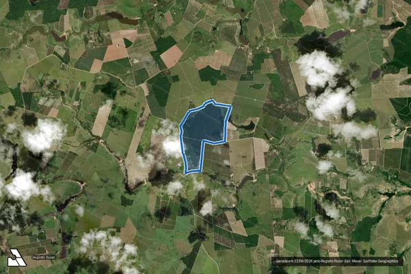 Imagem de satélite de Fazenda Nova Conquista I - FAZENDA NOVA CONQUISTA I em Montanha - ES