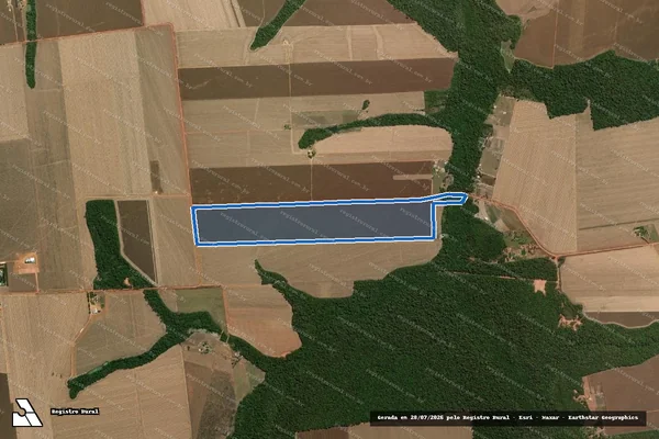 Imagem de satélite de P.A MOGIANA-I _ LOTE 02 / LOTE 02