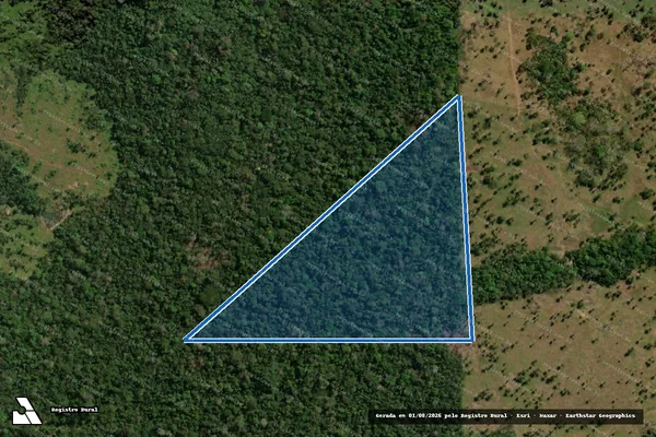 Imagem de satélite de LOTE 40 ? GLEBA 39 P.A.D. BURAREIRO - Parte 1 em Monte Negro - RO