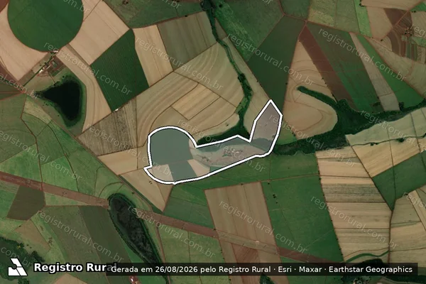 Imagem de satélite de Fazenda Canaã ? Gleba A1 - .2 em Terra Roxa - SP