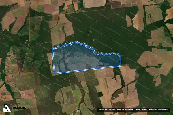 Imagem de satélite de FAZENDA ITAPORÃ - Parte 3 em Nova Mutum - MT