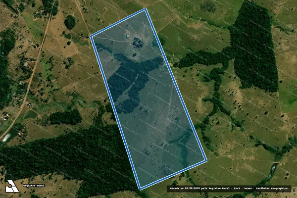 Imagem de satélite de LOTE 170 - FAZENDA AGUÁ LIMPA