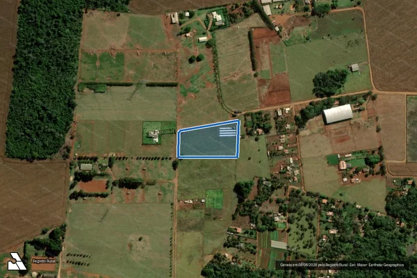Imagem de satélite de FAZENDA LAGE "HARAS COLORADO" - Parcela 1 em Rio Verde - GO
