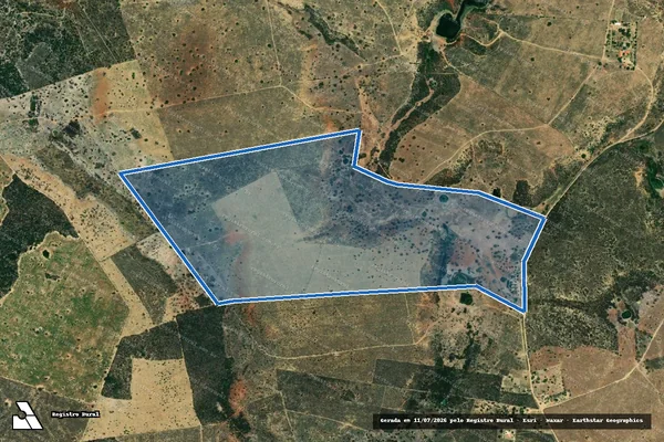 Imagem de satélite de FAZENDA VARZÉA DO GENIPAPO E GRAPIUNA/ VARZÉA DO GENIPAPO - Parte 1 em Caém - BA