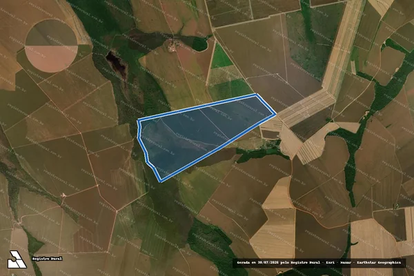 Imagem de satélite de Fazenda Bela Vista - Parte 1 em Poxoréu - MT