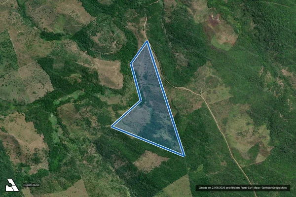 Imagem de satélite de Gleba Pindaré – Lote 49 - Sítio Renascer em Cristo / Parte 01