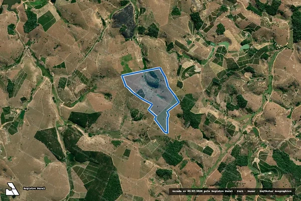 Imagem de satélite de SITIO TOCA DA RAPOSA - Parcela 1 em Vila Pavão - ES