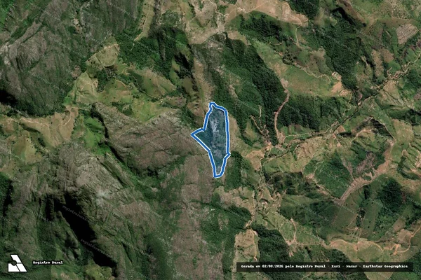 Imagem de satélite de FAZENDA TEIXEIRA - Parte 1 em Alvarenga - MG