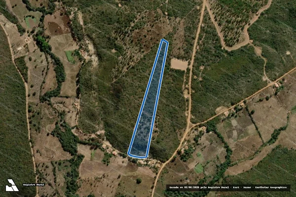 Imagem de satélite de Fazenda Cachoeira II  - Parte 1 em Vargem Grande do Rio Pardo - MG