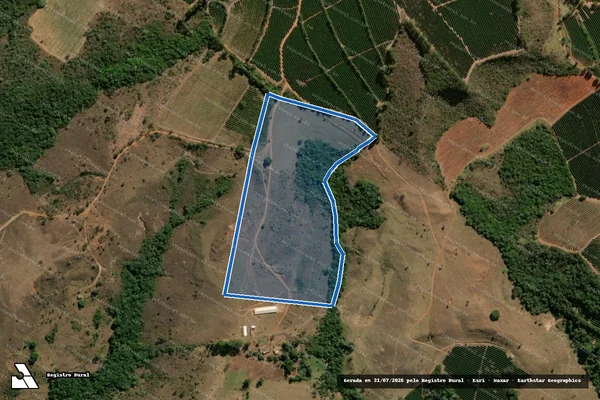 Imagem de satélite de Fazenda Andorinhas - GLEBA 02 em Campos Altos - MG