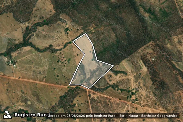 Imagem de satélite de PA MANGAL ? LOTE 74 - PARTE I em Natalândia - MG