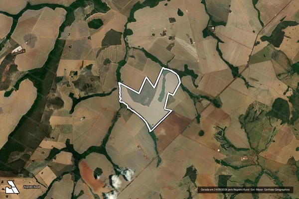 Imagem de satélite de Fazenda Formoso Afv - Parte 1 em Caiapônia - GO