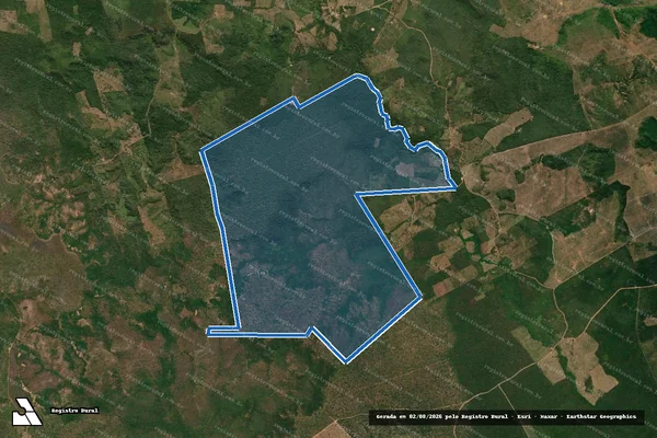 Imagem de satélite de FAZENDA CÁGADOS em Tuntum - MA