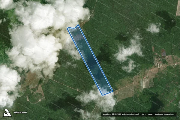 Imagem de satélite de SITIO NENEGO - Parcela 1 em Mucajaí - RR