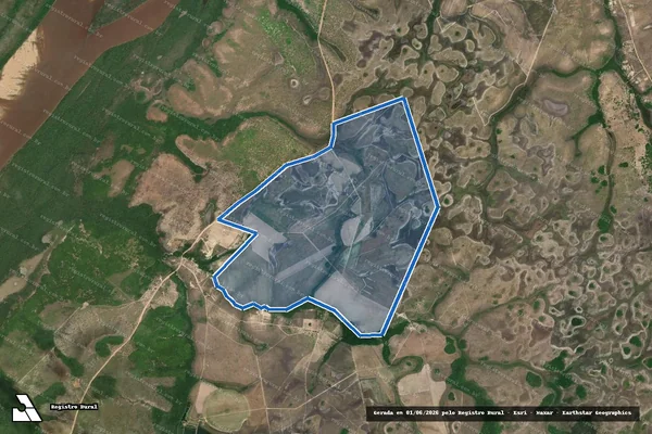 Imagem de satélite de Fazenda Quitandinha II - Parte 1 em Cantá - RR