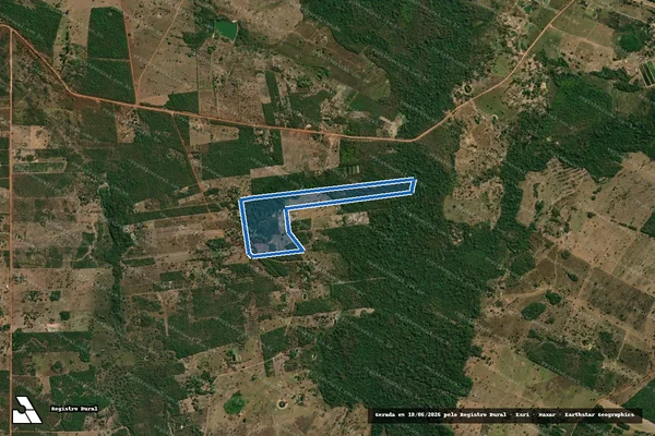 Imagem de satélite de LOTE 07 - MTR. 94.931 em Cuiabá - MT