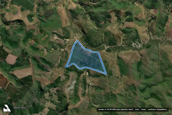 Imagem de satélite de FAZENDA BAIXA GRANDE - PARCELA 02 em Ponto dos Volantes - MG