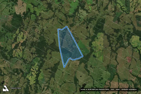 Imagem de satélite de Fazenda do Fomento - Parte 1 em Caçapava do Sul - RS