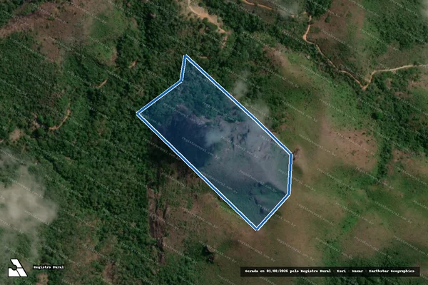 Imagem de satélite de FAZENDA BELA VISTA - Parte 21 em Caraí - MG