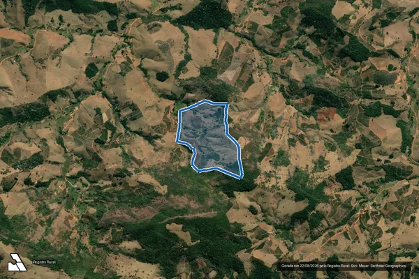 Imagem de satélite de Sítio da Bocaina - Parte 1 em Natércia - MG