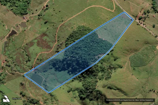 Imagem de satélite de FAZENDA DO RETIRO - PARCELA 3 em Bom Jesus do Itabapoana - RJ