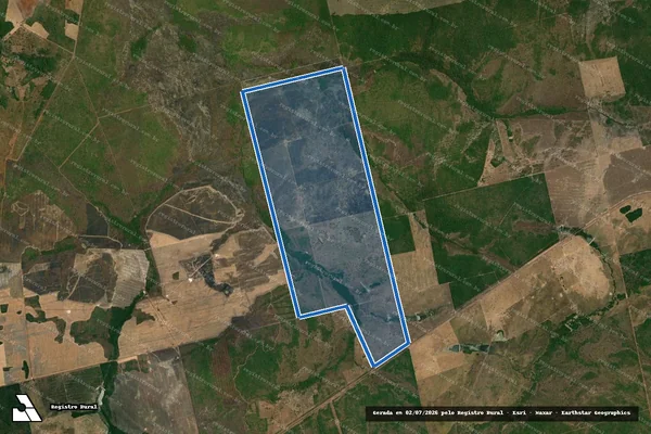 Imagem de satélite de FAZENDA SÃO JOÃO - 001 em Cristalândia - TO