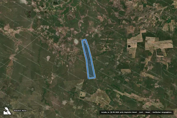 Imagem de satélite de FAZENDA CAPOEIRA - Parcela 1 em Bom Jesus da Lapa - BA