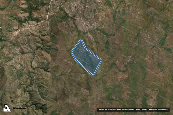 Imagem de satélite de FAZENDA AREIA_NIL - 001 em Nova Roma - GO