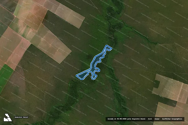 Imagem de satélite de Fazenda Destri - 02 em Campo Novo do Parecis - MT