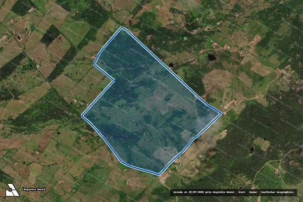 Imagem de satélite de Fazenda Capivara - Parte 1 em Solânea - PB