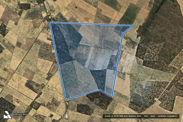 Imagem de satélite de FAZENDA SERRA DO SABIA em Caldeirão Grande do Piauí - PI