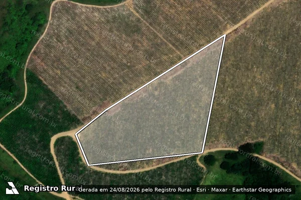 Imagem de satélite de Fazenda Girassol - Área Total em Nanuque - MG