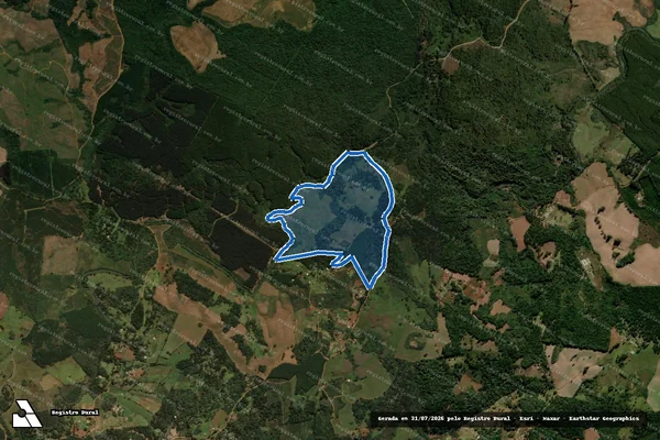 Imagem de satélite de RIO DAS PEDRAS - Posse em Guarapuava - PR