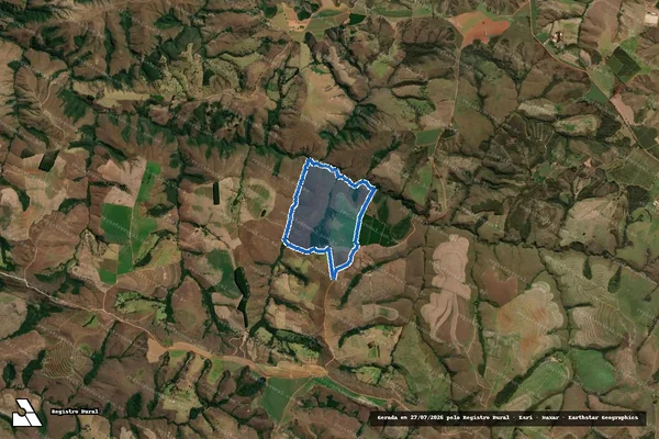 Imagem de satélite de FAZENDA ESPADILHA - Parte 1 em Pratinha - MG