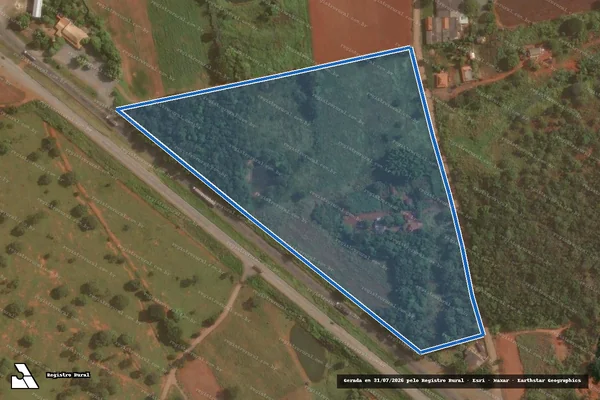 Imagem de satélite de Sítio Vô João - Parte 1 em Paraopeba - MG